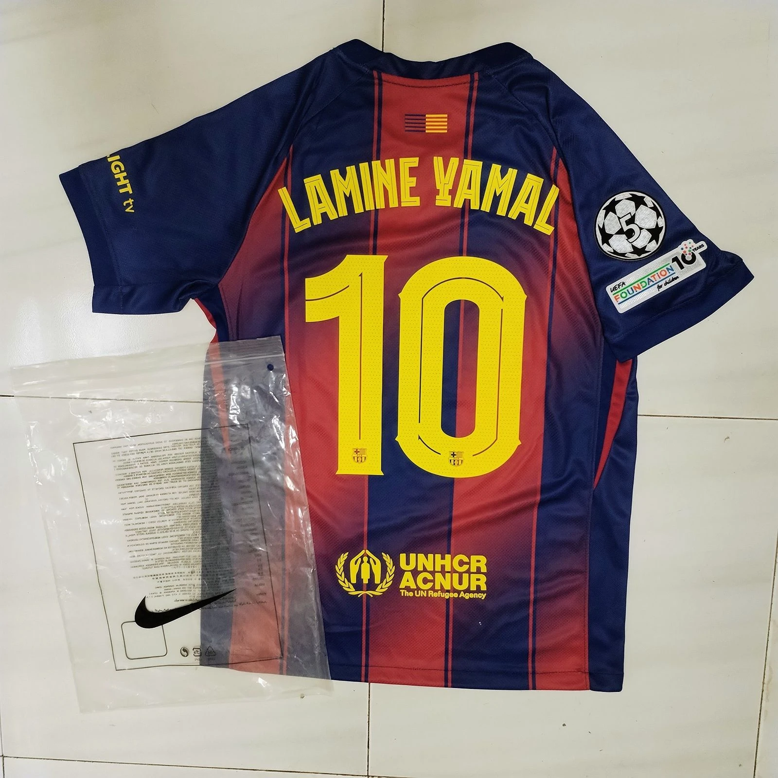 Camiseta FC Barcelona Lamine Yamal 10